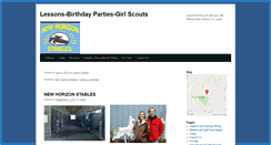 Desktop Screenshot of newhorizonstables.com